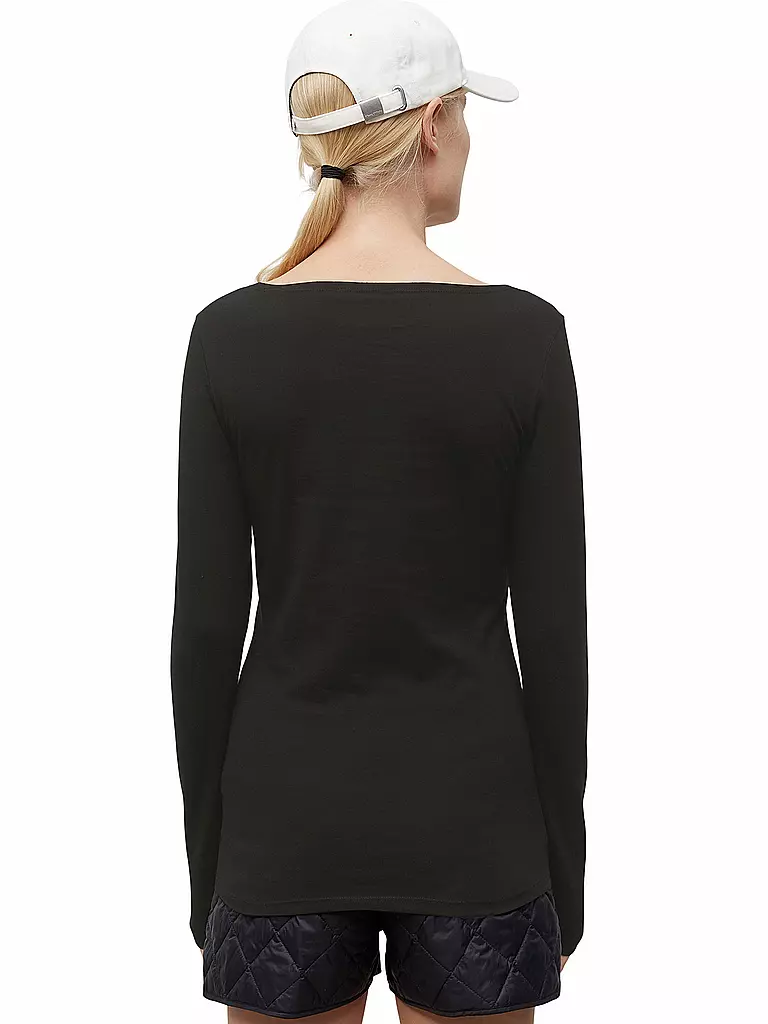 MARC O'POLO Langarmshirt schwarz