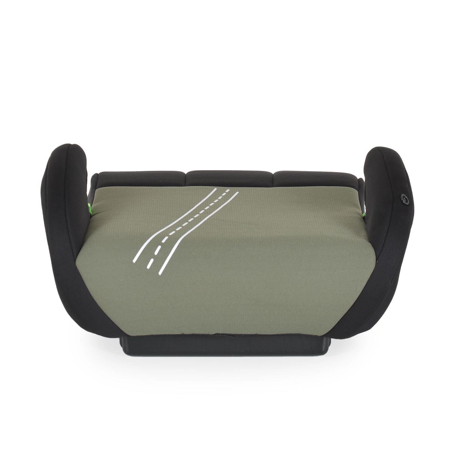Moni Kindersitz Sitzerhöhung Dakar i-Size (125-150cm) Gruppe 3, Kuscheltier grün