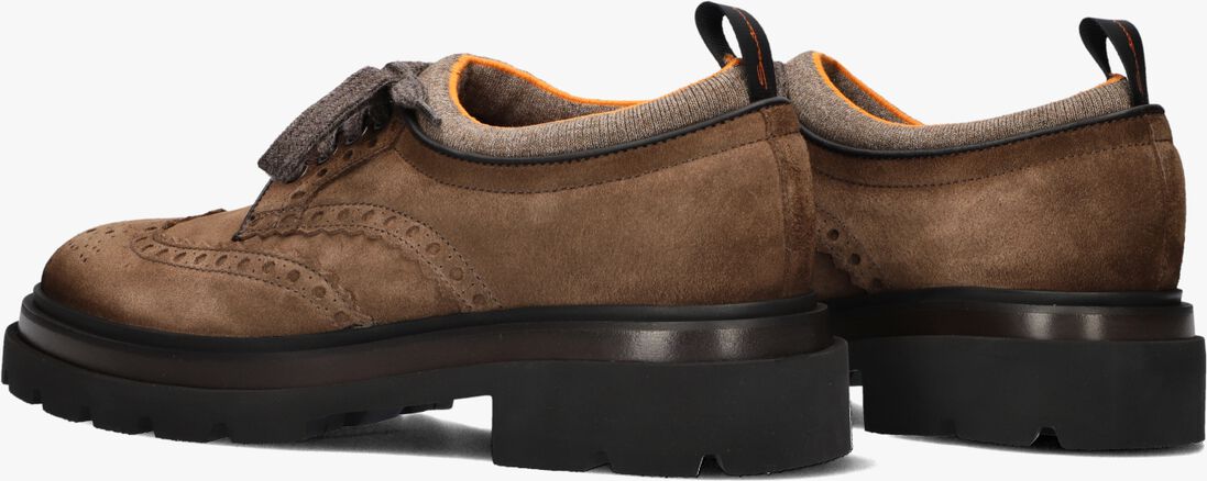 bruine santoni veterschoenen 18936