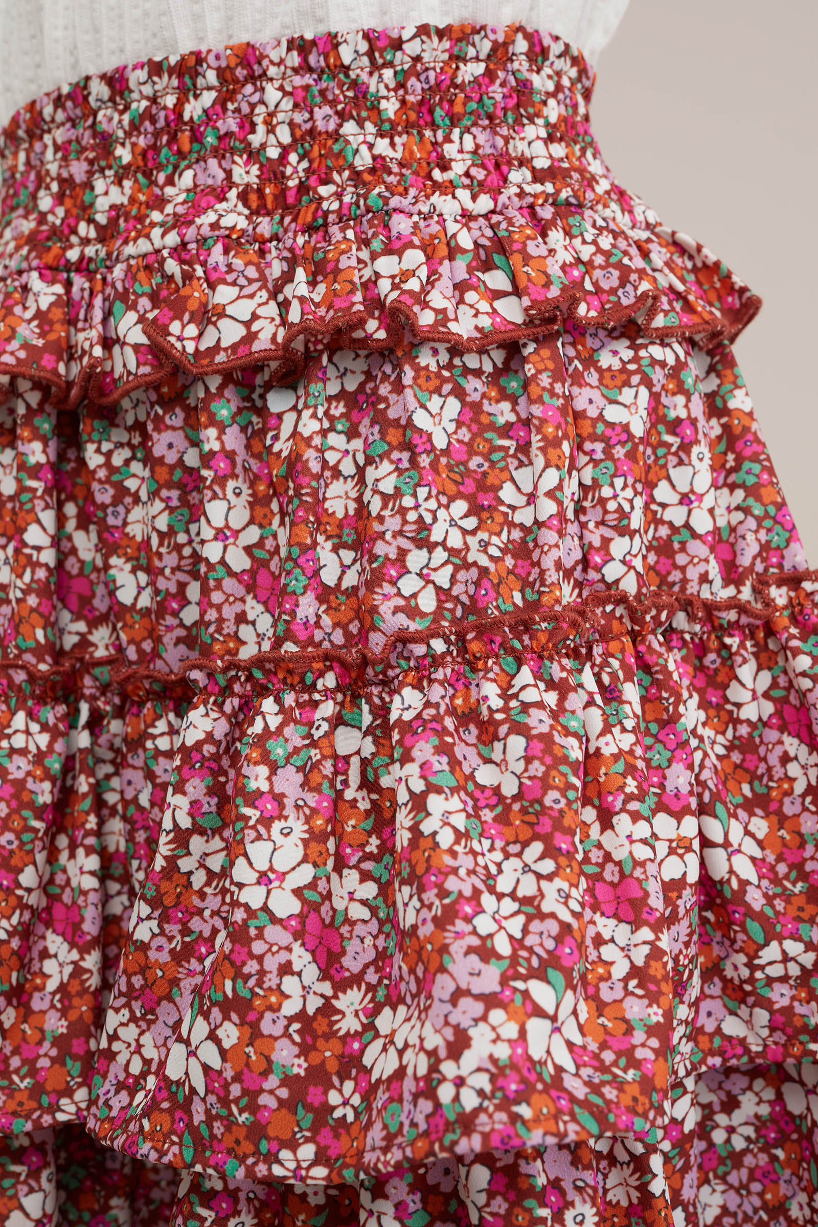 Meisjes rok met dessin WE Fashion Multikleur
