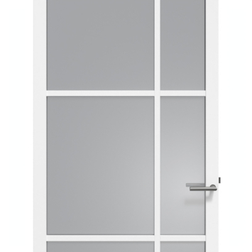 Arne & Bodil binnendeur ABE106 rook glas - metallic brons staallook afwerking