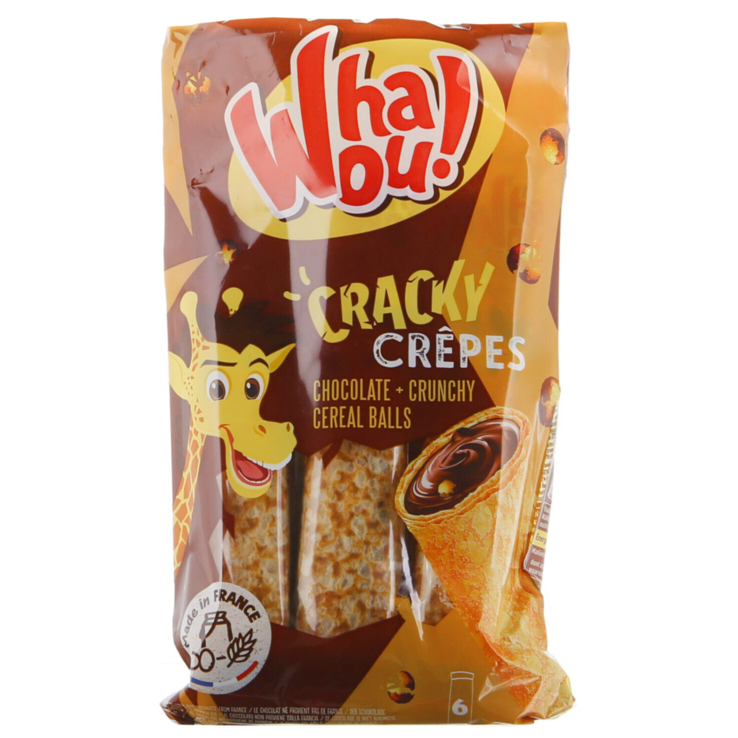 Whaou! Crêpes Schokolade 6 Stück