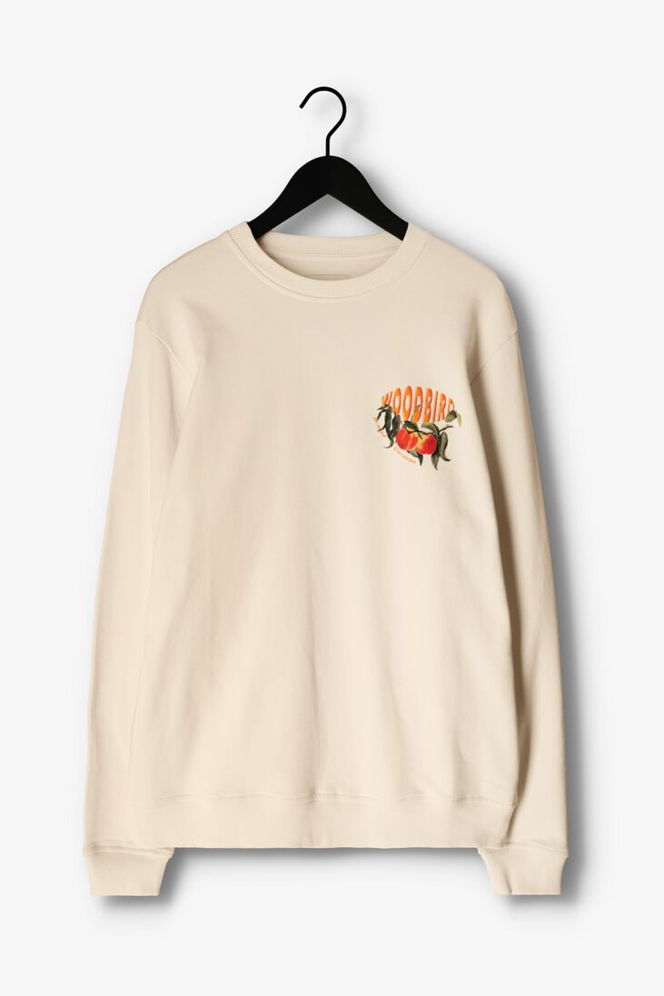 WOODBIRD beige woodbird sweater jacs peach crew