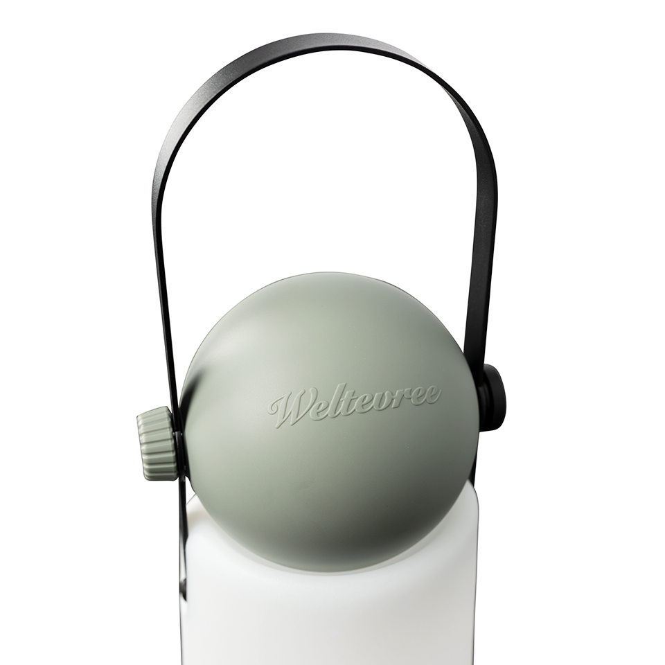 Tafellamp Guidelight oplaadbaar LED cement grey