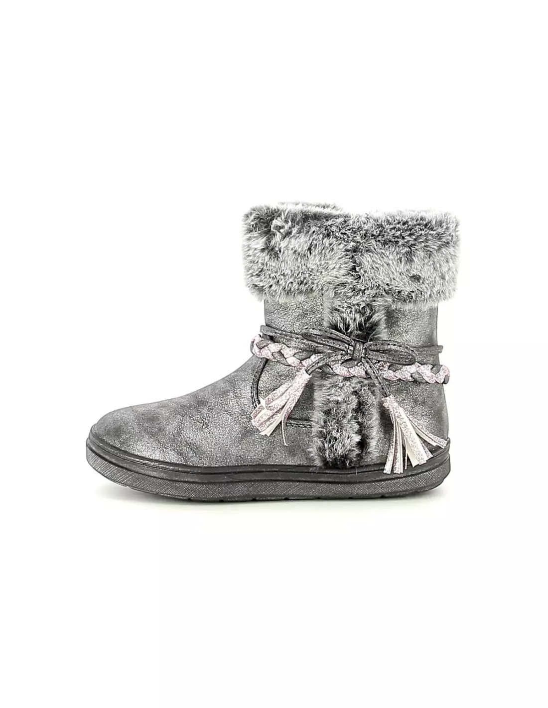 BOPY ICHANTE - Boots & bottines Argent