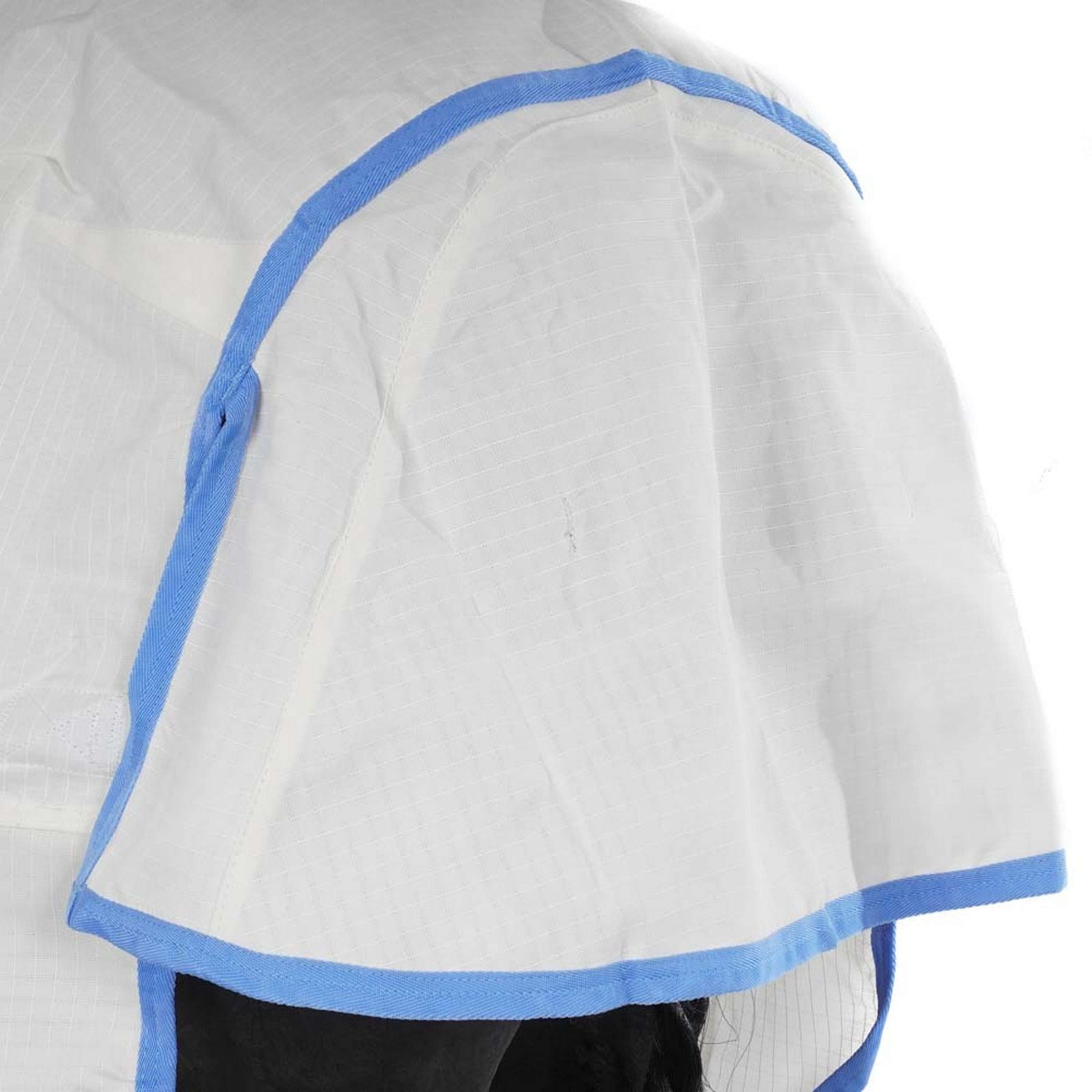 WeatherBeeta Eczeemdeken Sweet Itch Combo Neck Wit/Blauw