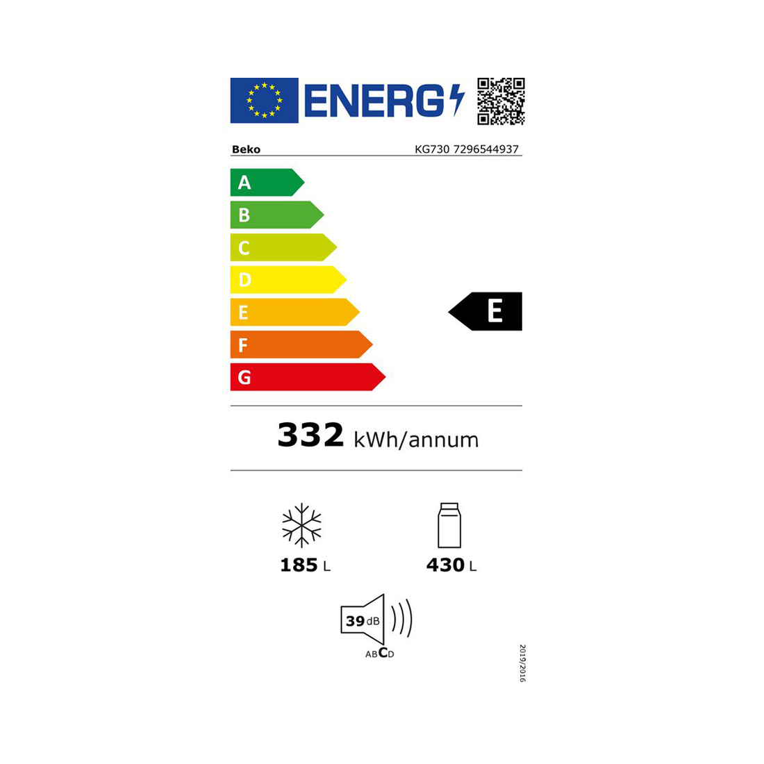 beko KG730 Kühl-Gefrierkombination