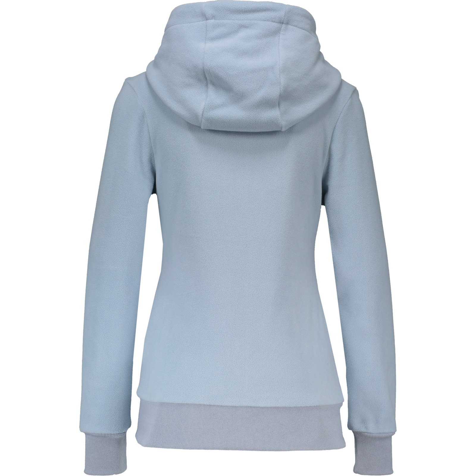 Damen-Polarfleecejacke mit Kapuze XL, hellblau