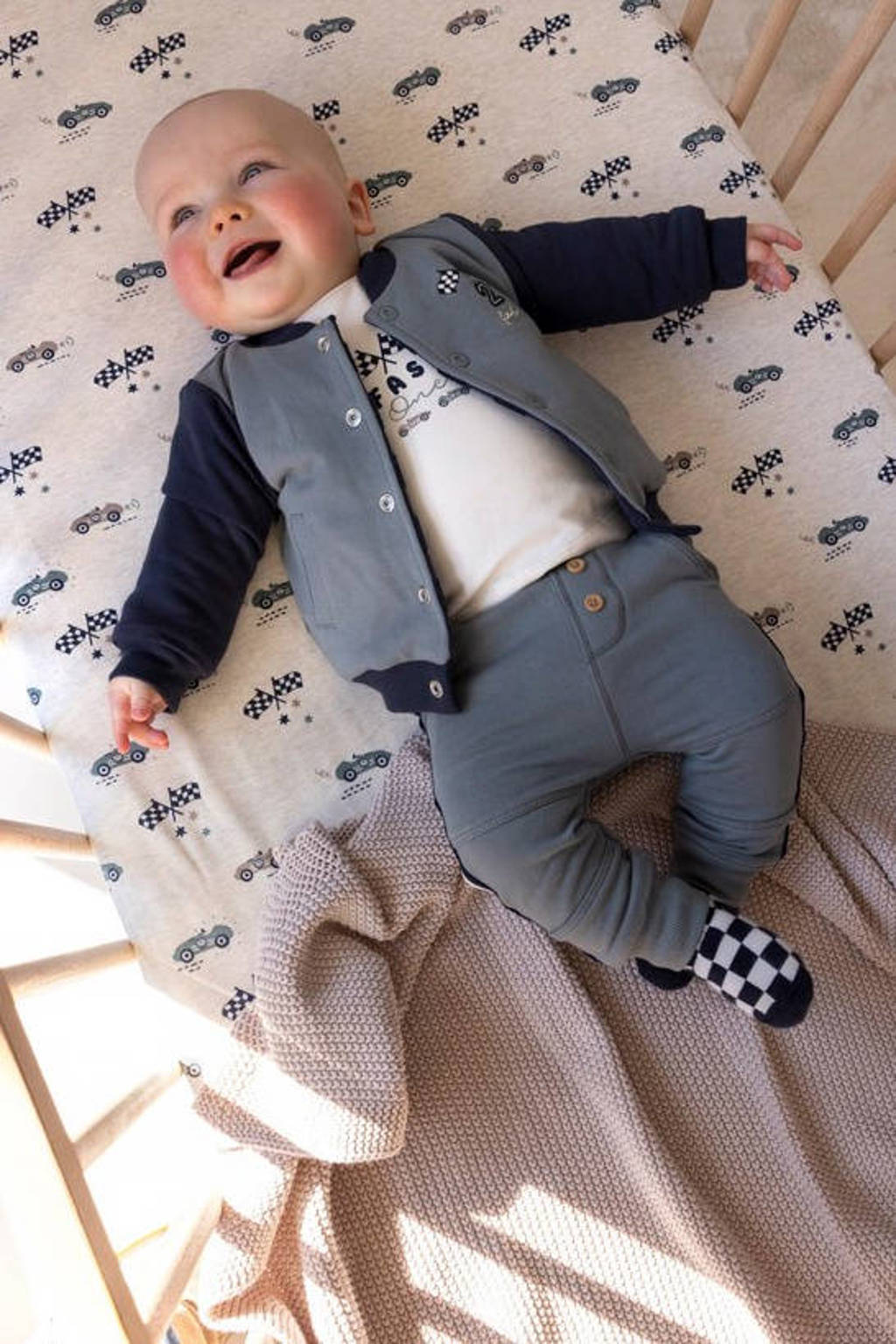 Feetje regular casual broek blauw
