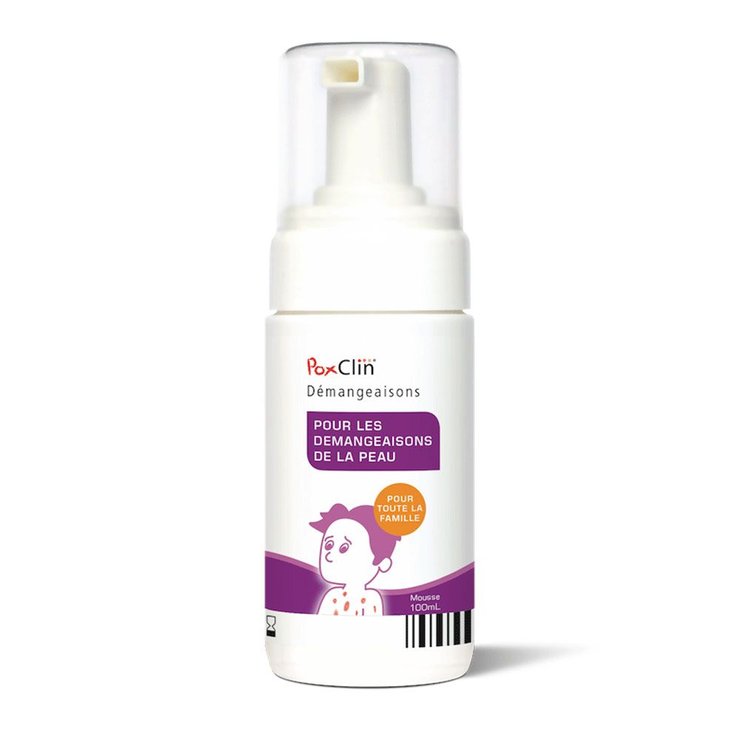 Mousse Apaisante Flacon Pompe Demangeaisons 100ml Poxclin