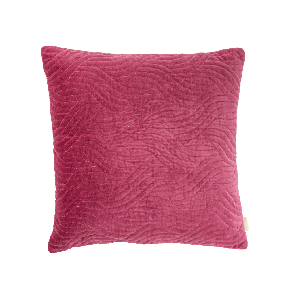 Sierkussen Curve velours blushpink 50x50 cm