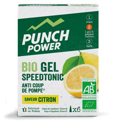 Punch Power Bio Gel SPEEDTONIC - Citron - Lot de 6
