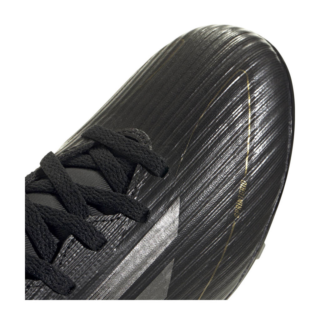 adidas F50 Leaguejunior voetbalschoenen goudmetallic/wit/zwart