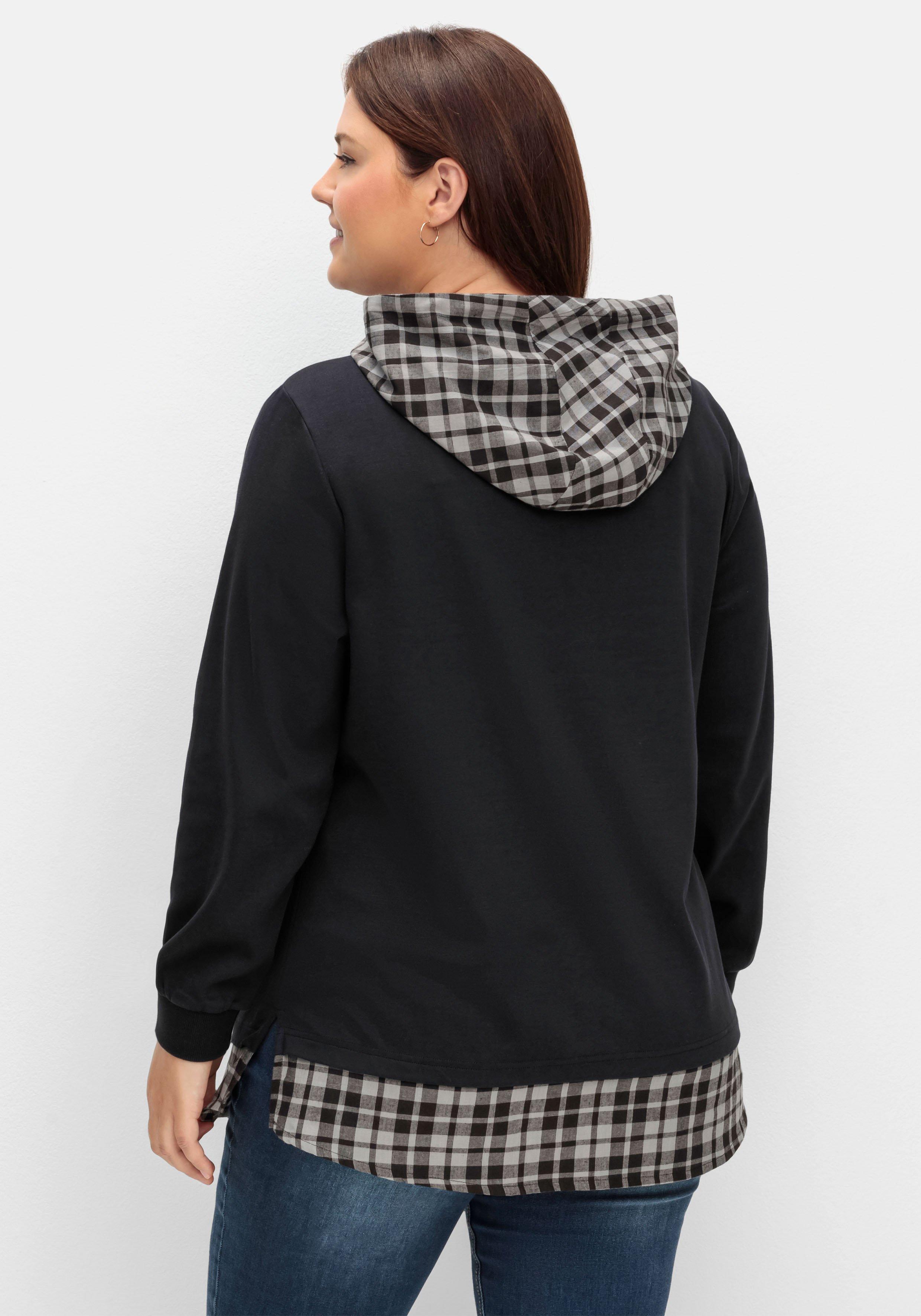 2-in-1 Sweatshirt mit Kapuze und Bindeband