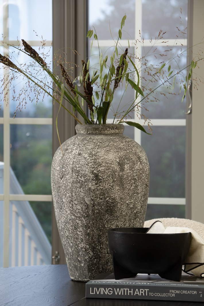 Kairo vase Grå antikk. H45 cm