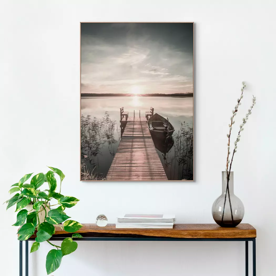 Wandbild 50 x 70 cm Scandic Jetty