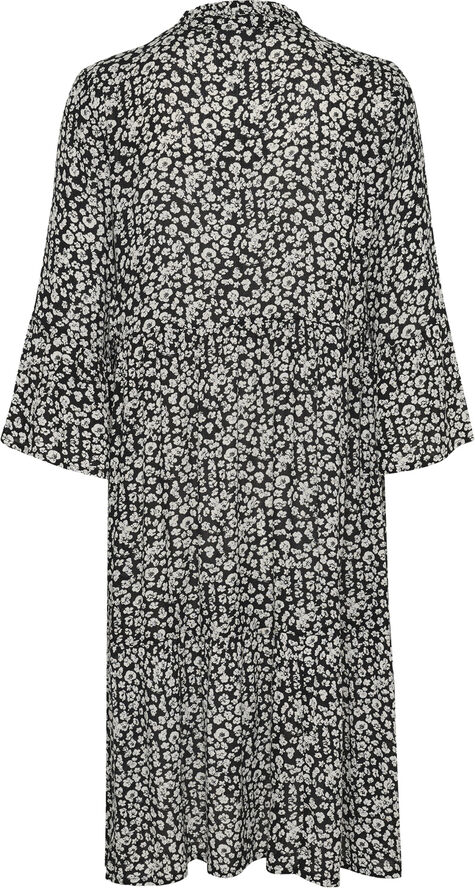 Kaffe KAhera Amber Dress Printed Black / chalk flower