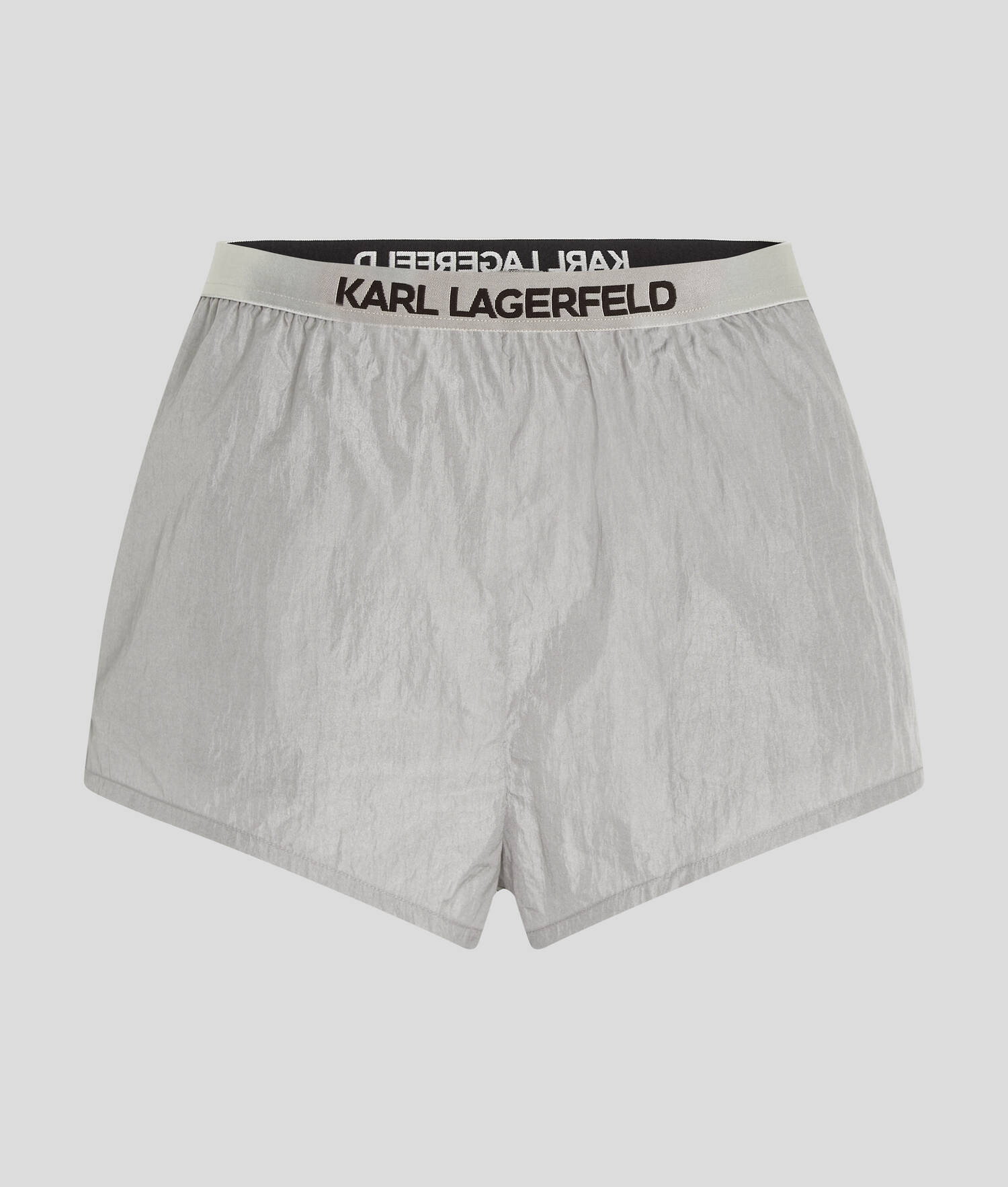 SHORT DE PLAGE TAILLE HAUTE AVEC LOGO KARL