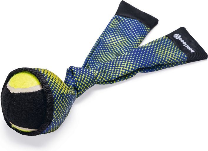 Beeztees hondenspeelgoed Fetch balwerper geel / blauw 29 x 8 x 8 cm