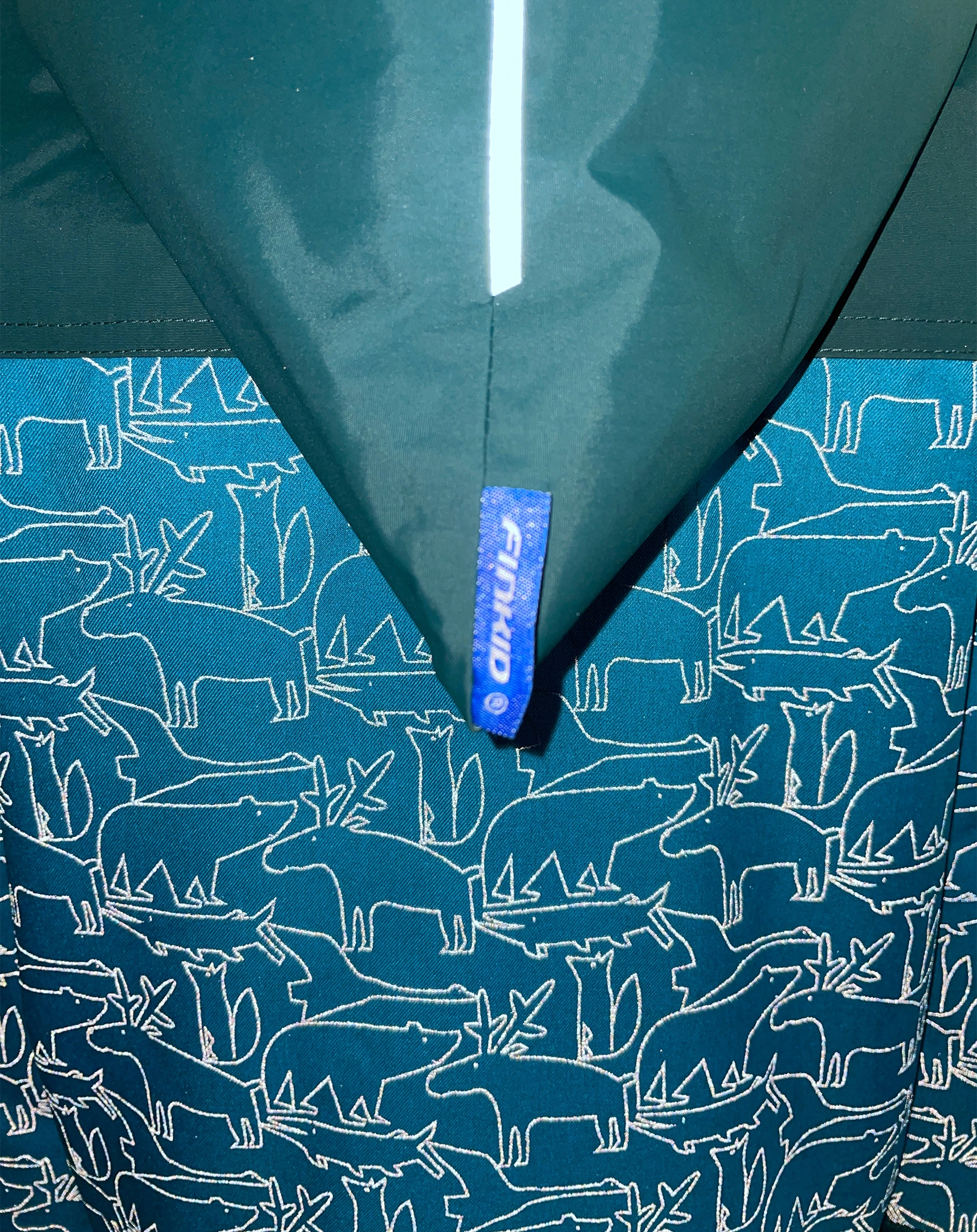 Winterjacke KOIRA ICE in mosaic/deep teal
