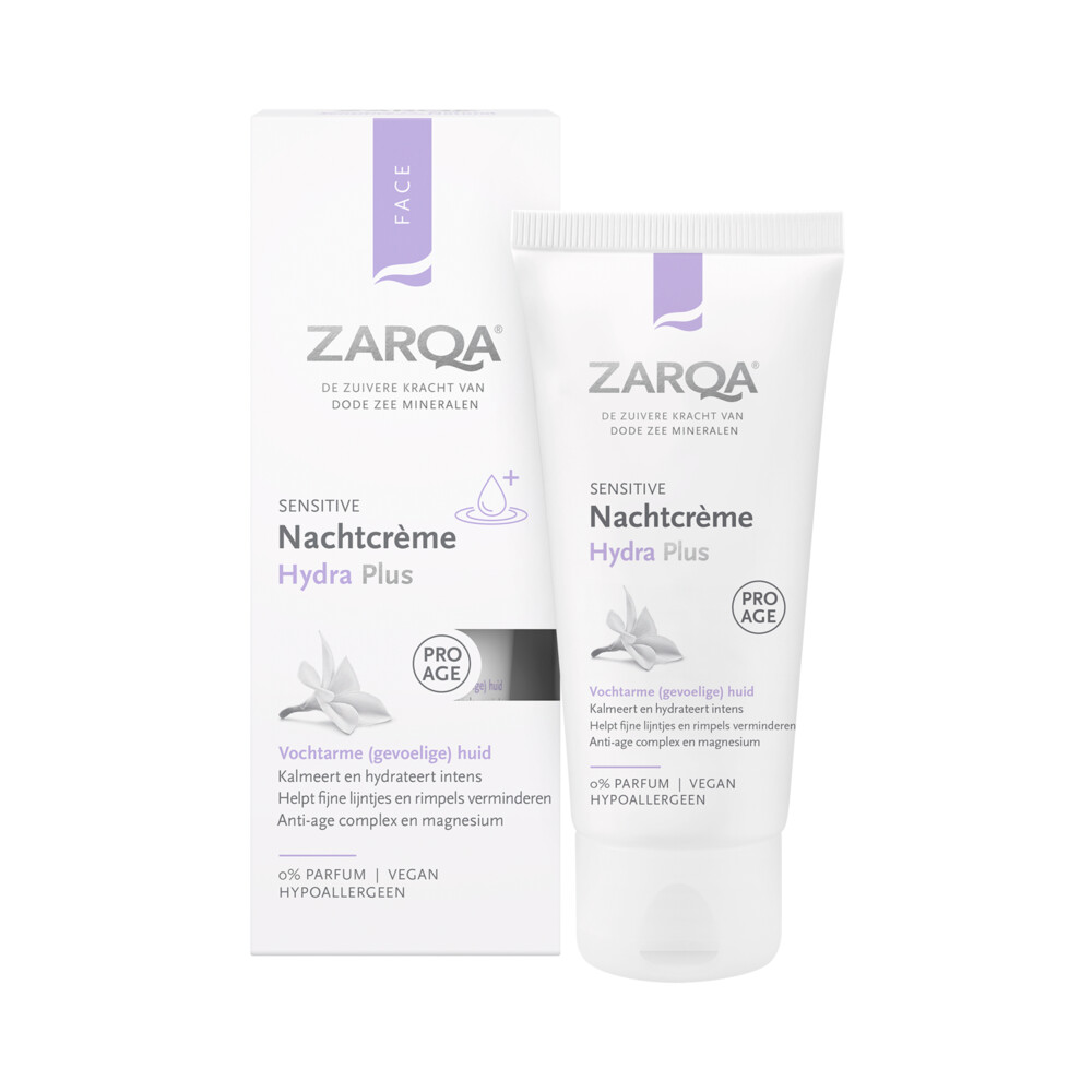 Zarqa Nachtcreme Hydra Plus Sensitive50 ml