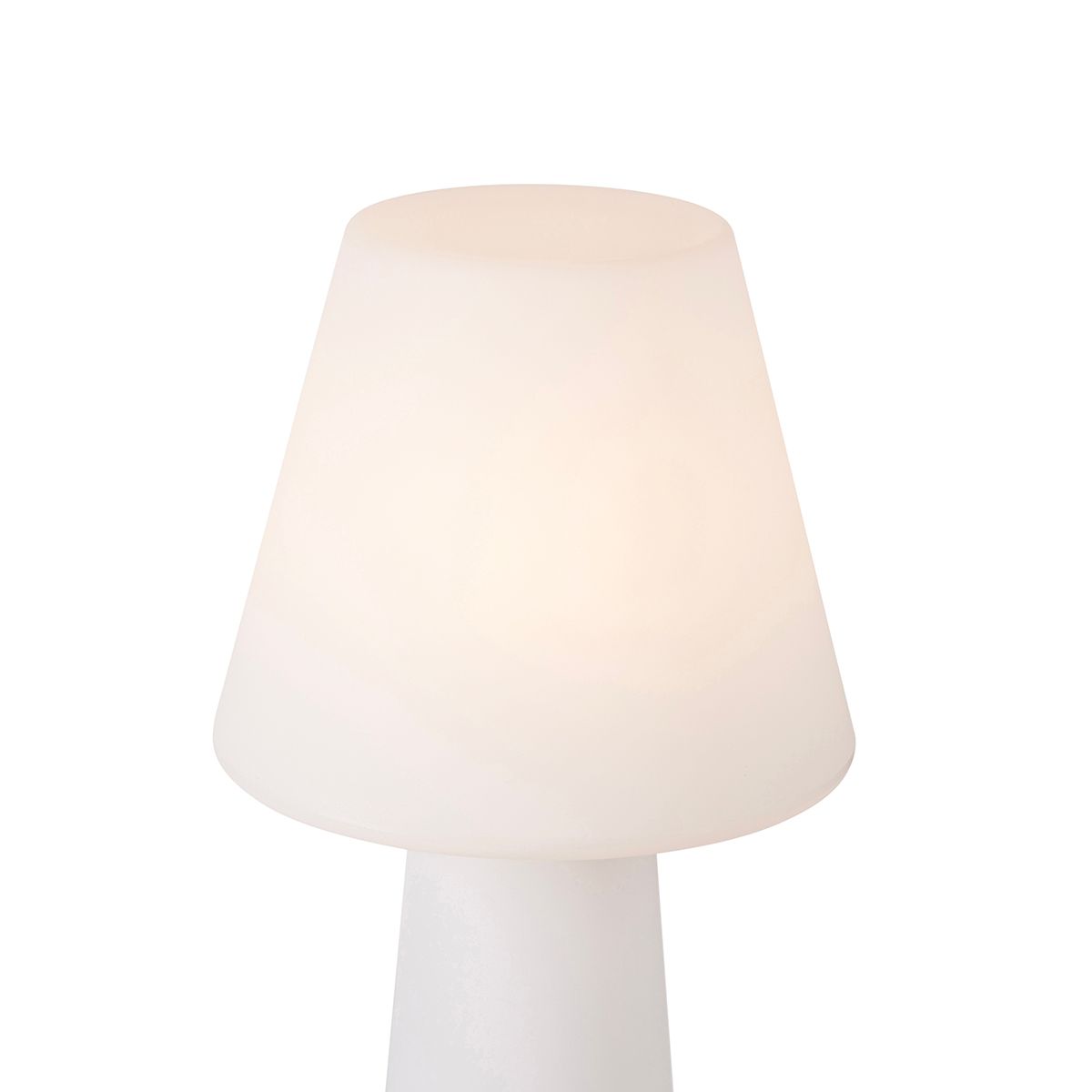 Design buiten vloerlamp mushroom wit IP44 - Katrijn
