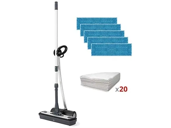 Polti Moppy Black Premium - Elektrisk moppe/damprenser - stav