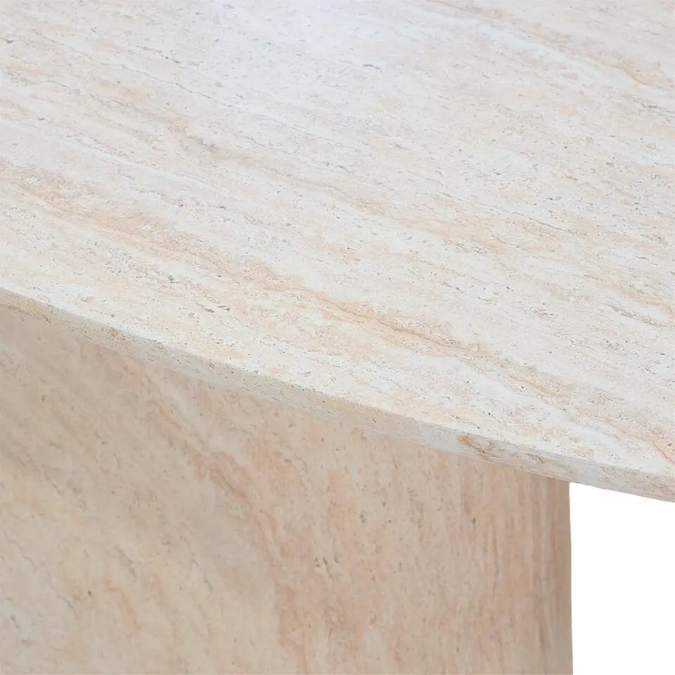 Eettafel Ovaal 200cm - Naturel Betonlook - Myrna