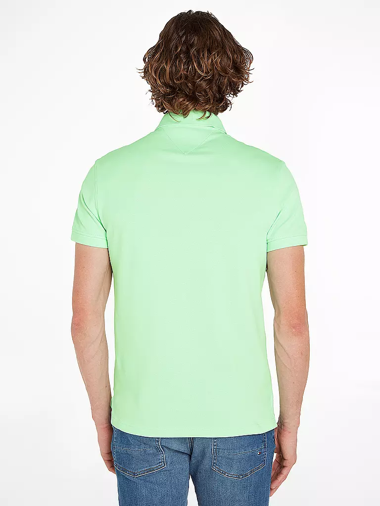 TOMMY HILFIGER Poloshirt Slim Fit hellgrün