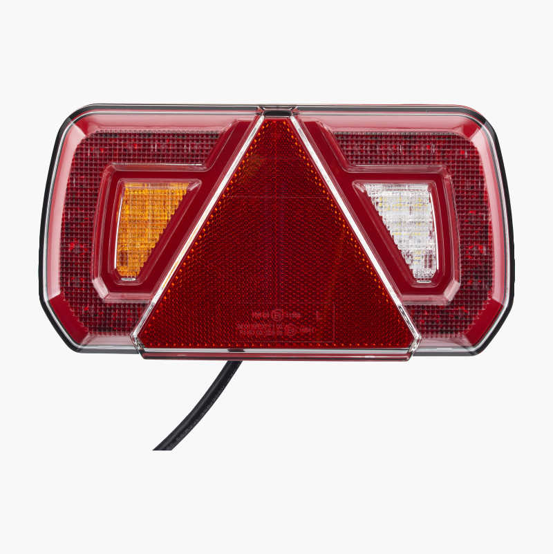 Baklykt, LED, 252 x 133 mm, med refleks, venstre