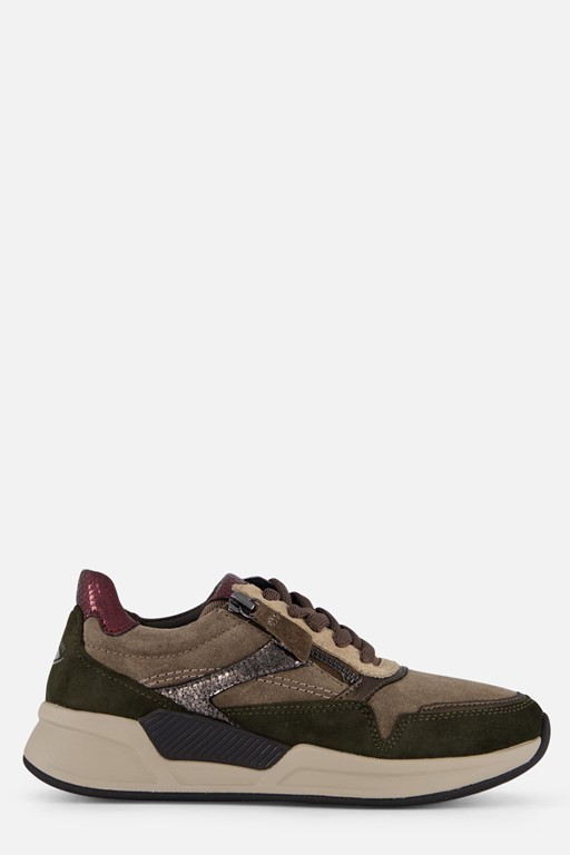 Gabor Rollingsoft Sneakers grijs Suede