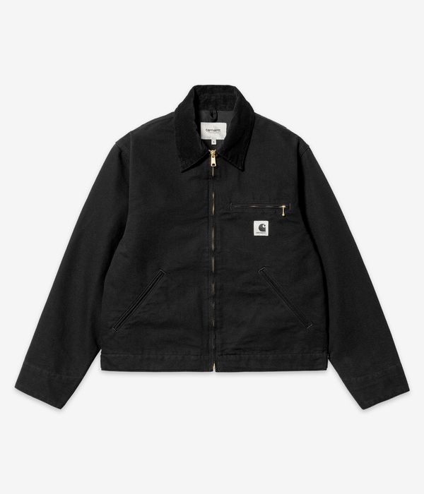 Carhartt WIP W' OG Detroit Organic Dearborn Jacke women (black black rinsed)