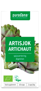 Purasana Artisjok Vegicaps 60VCP
