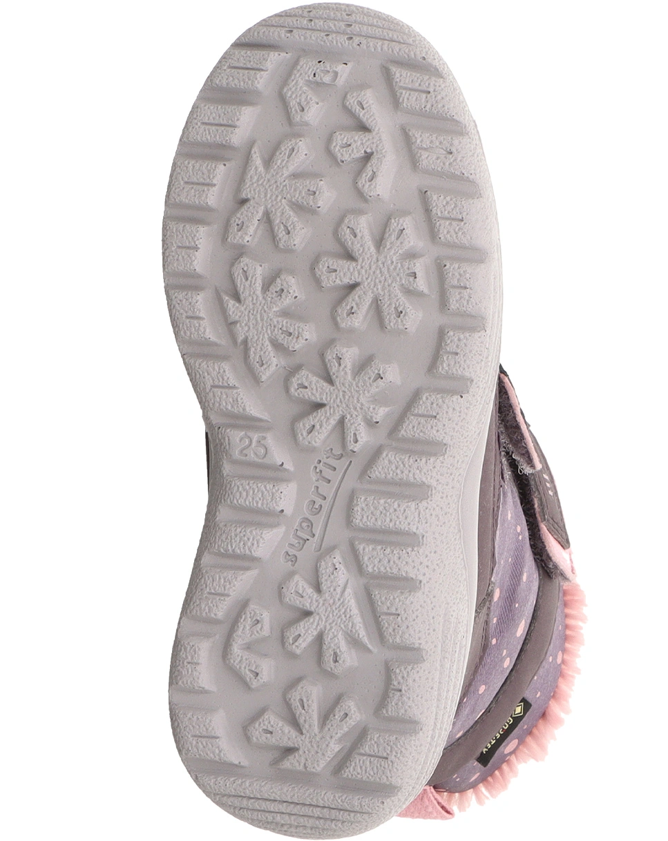 Klett-Boots CRYSTAL gefüttert in lila/rosa