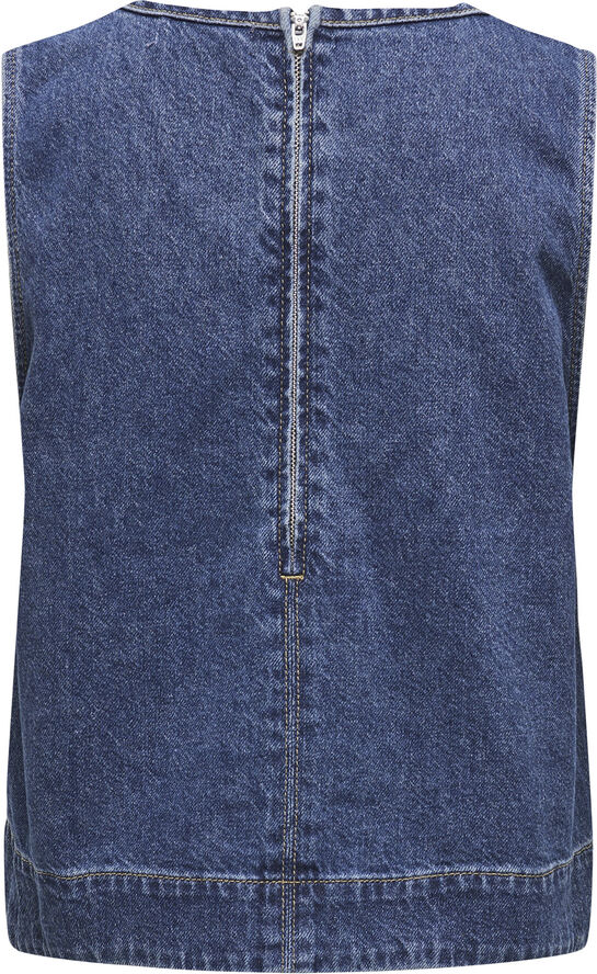 ONLY ONLDORSI S/L TOP DNM SIK Blå