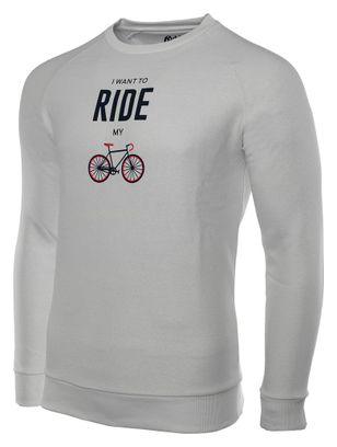 Sweat Rubb'r I Want to Ride Blanc