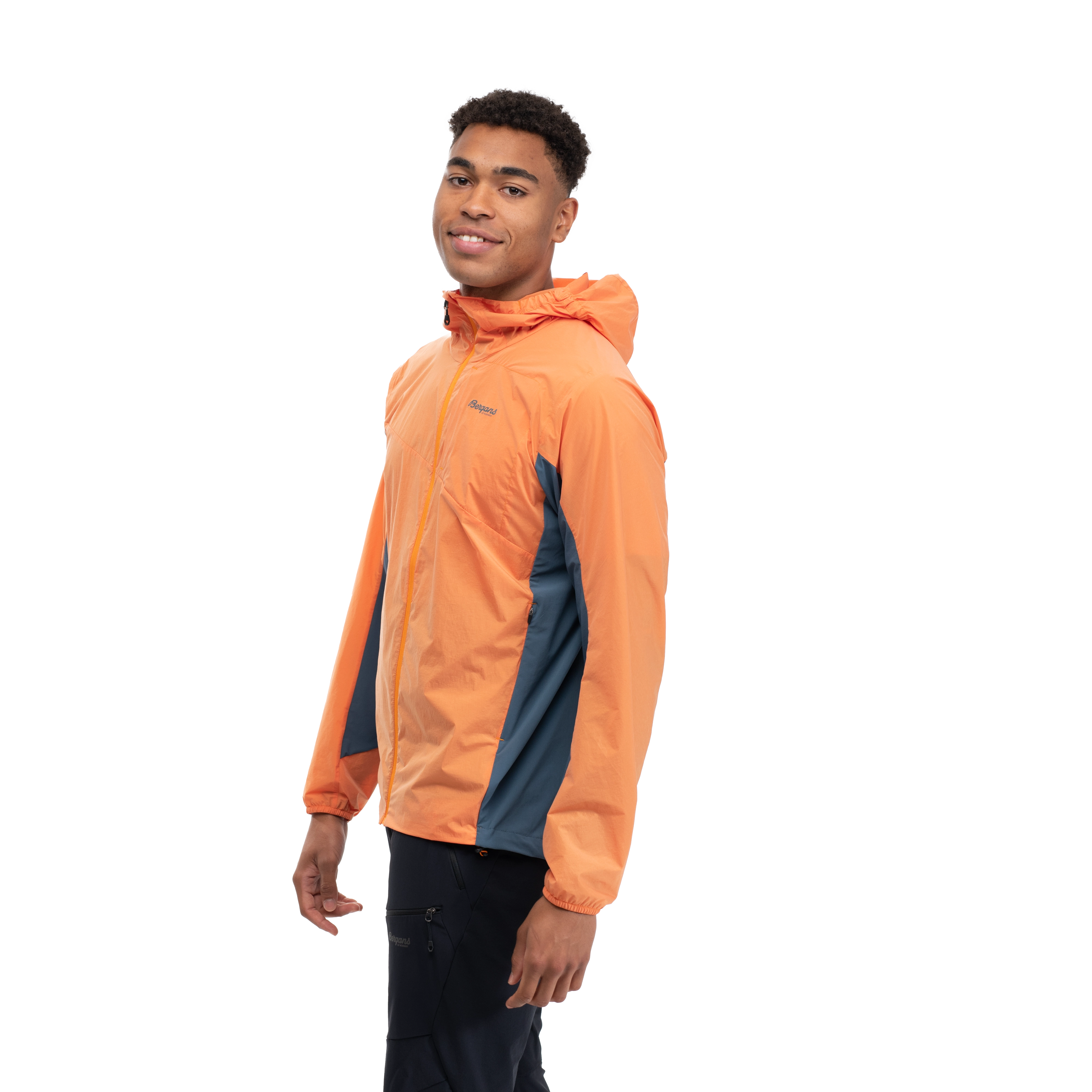 Rabot Lt Windbreaker Jacket Cloudberry Yellow / Orion Blue