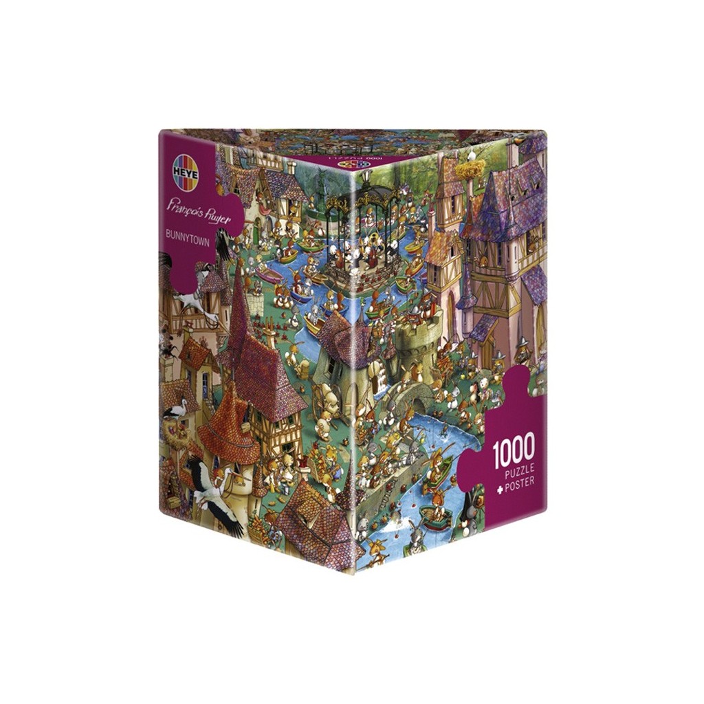 Puzzle - Bunnytown de Francois Ruyer - 1000 Pièces