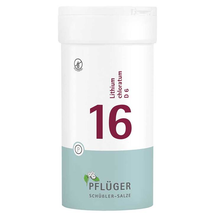 Biochemie Pflüger 16 Lithium chloratum D 6 Tabletten, 400 St