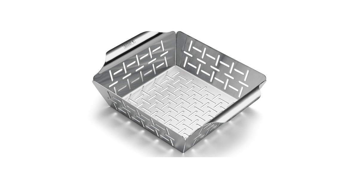 WeberDeluxe Grillkorf groentekorf  (Roestvrij staal)