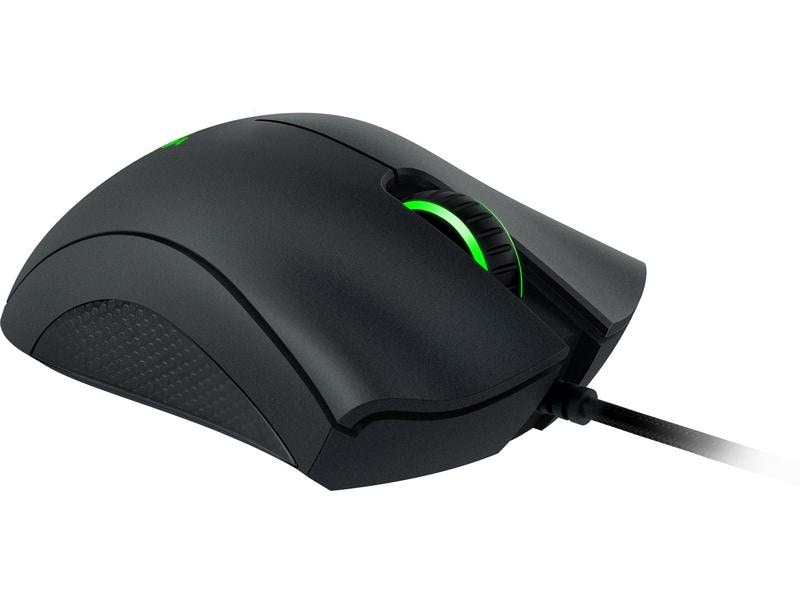 Razer Gaming-Maus DeathAdder Essential Schwarz Gaming-Maus mit optischem 6400-DPI-Sensor