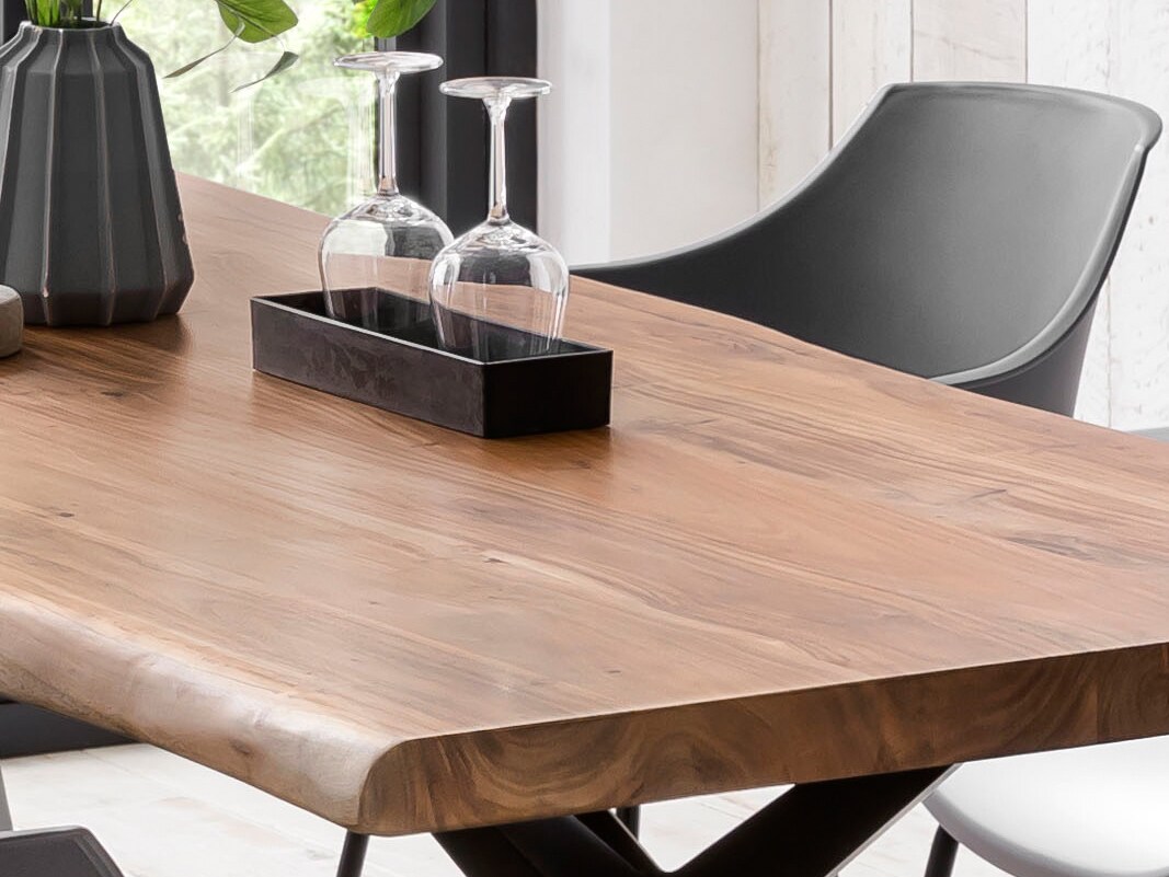 Tischplatte 160x85 Akazie Esstisch Schreibtisch DIY Tisch Zubehör Küchentisch