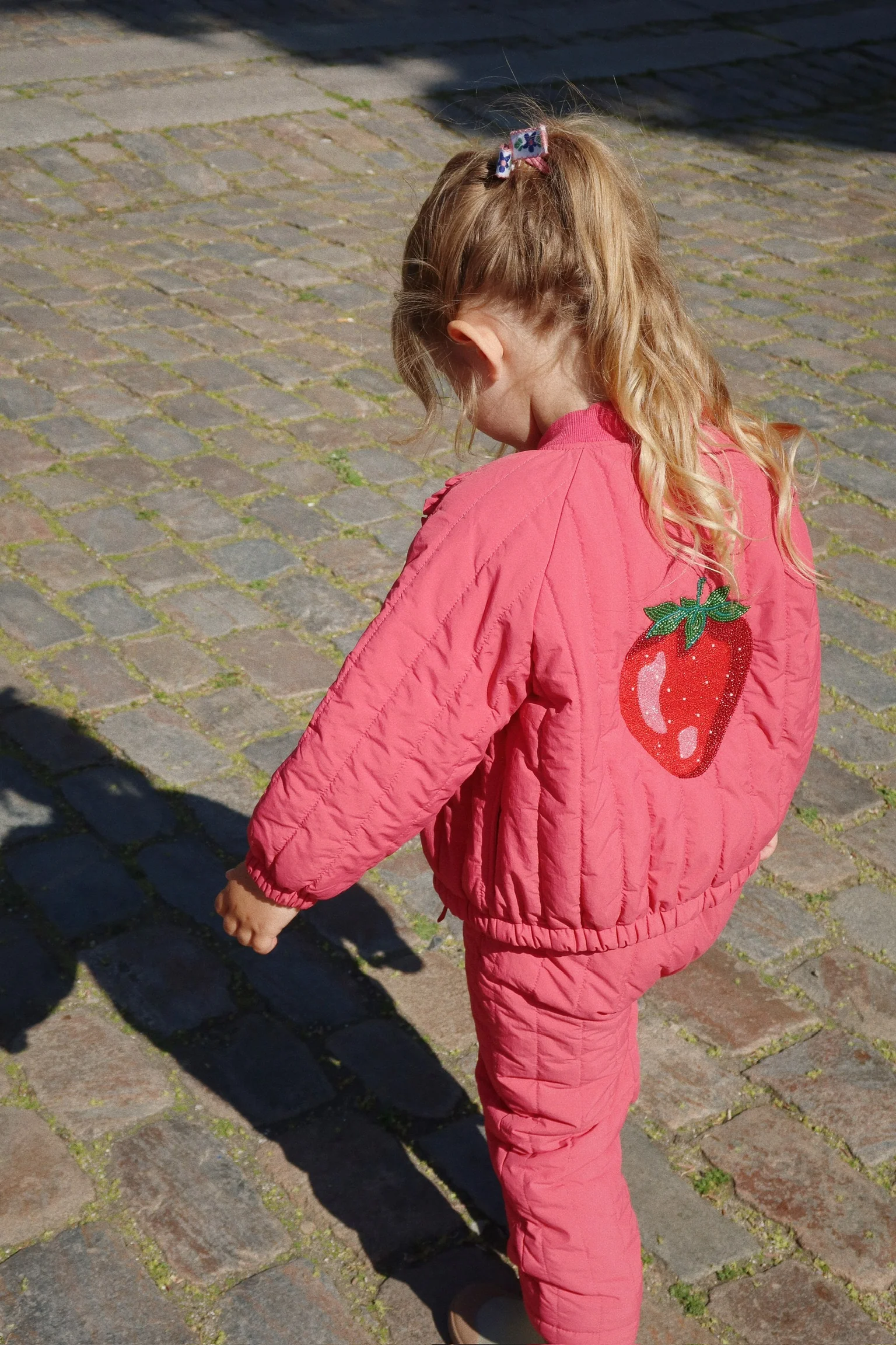 Juno bukser - raspberry wine - 12M