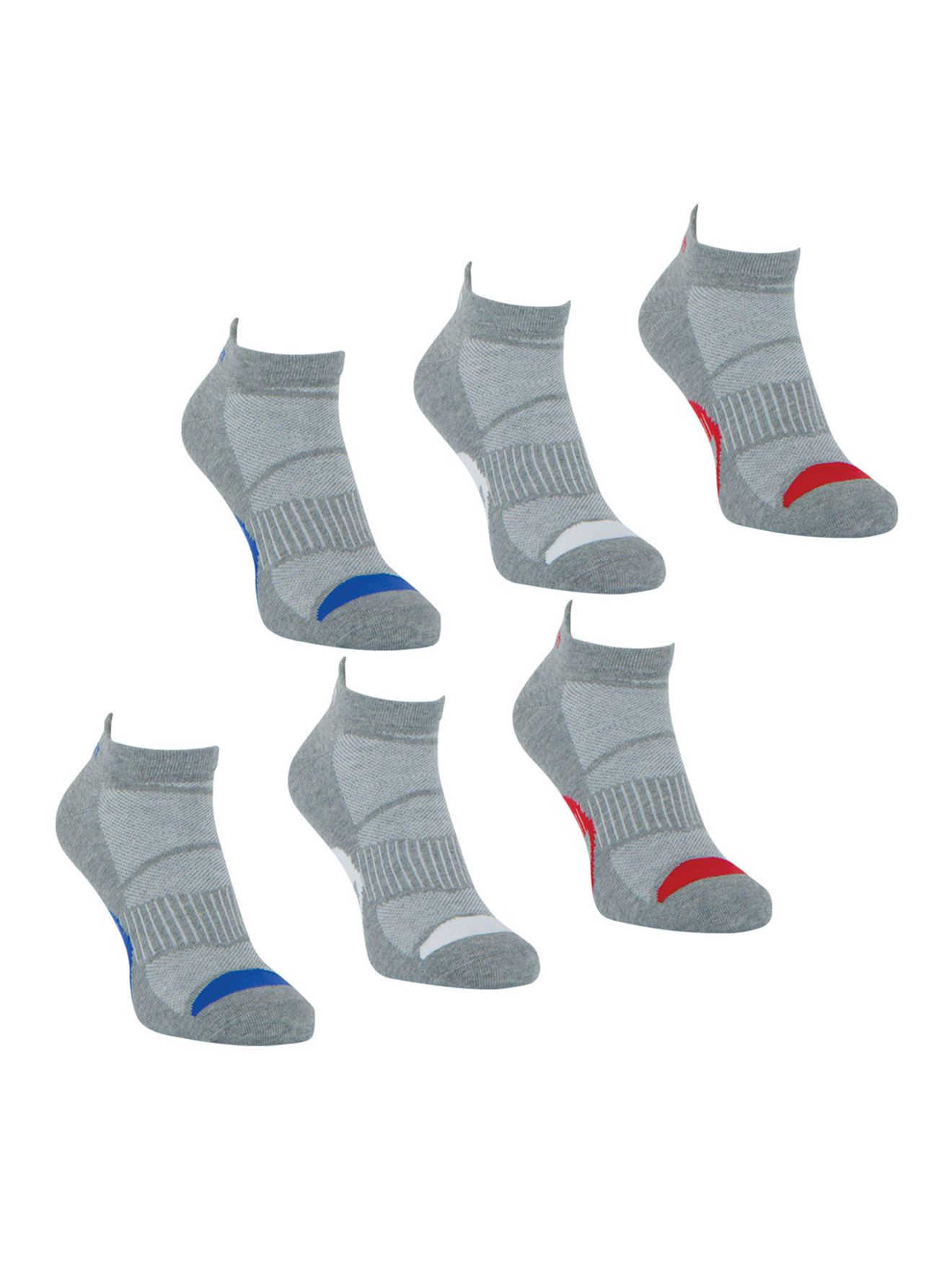 Lot de 6 paires de mi-chaussettes
