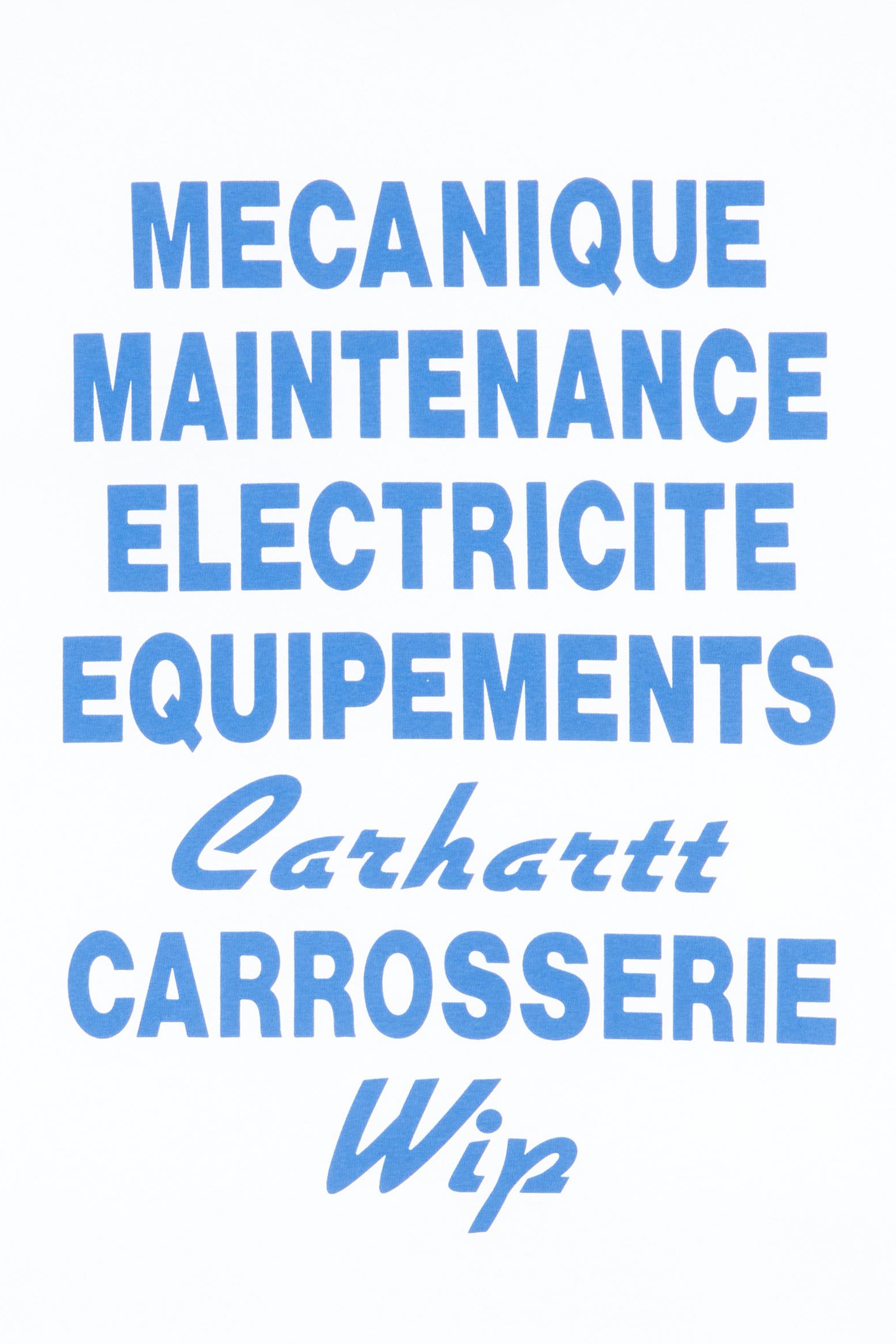 CARHARTT WIP T-shirt S/S Mechanics T-Shirt Blanc