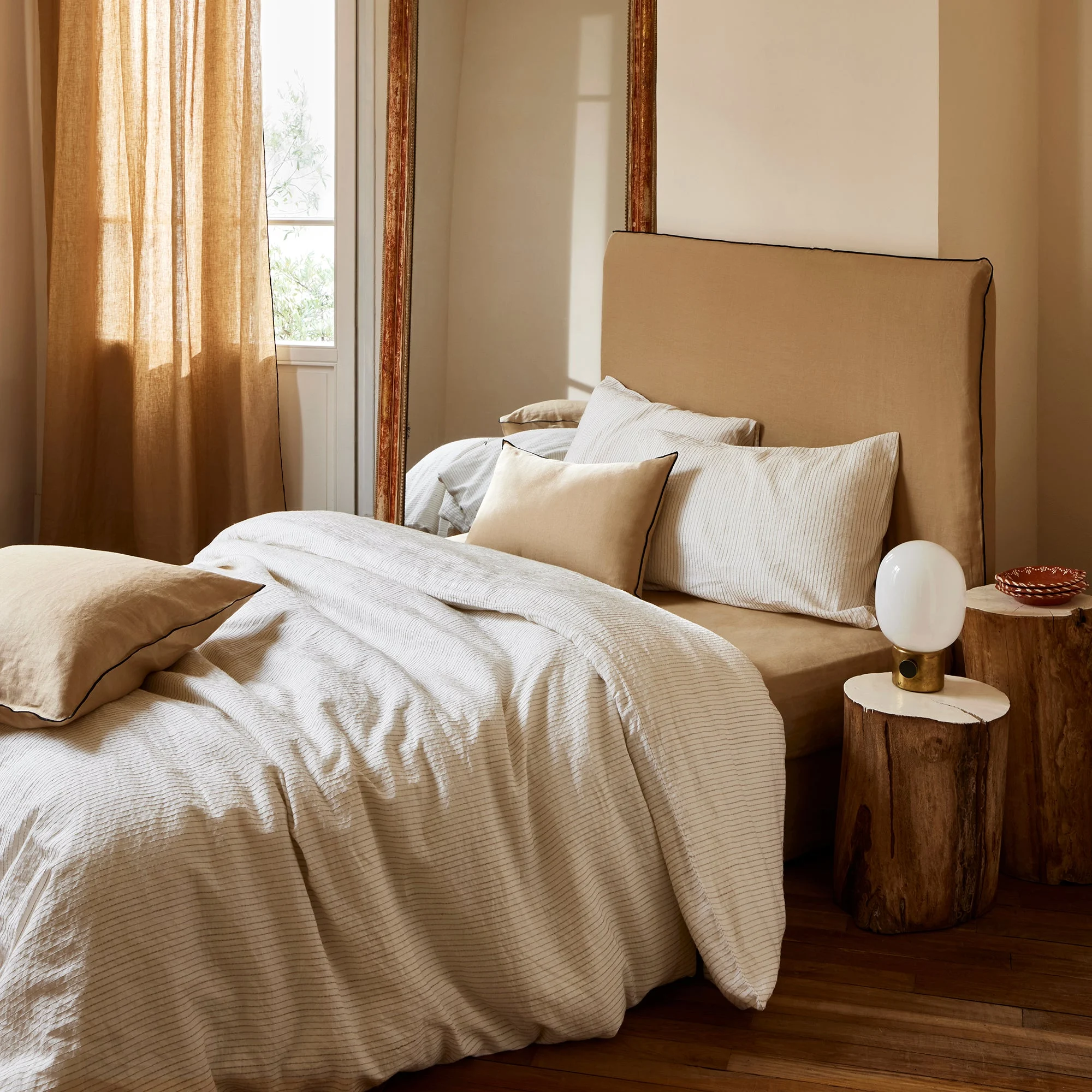 ELIE - Housse de couette | Beige