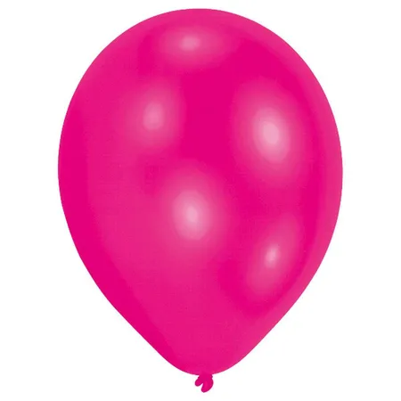 amscan Latexballons Hot Pink, 25 Stück