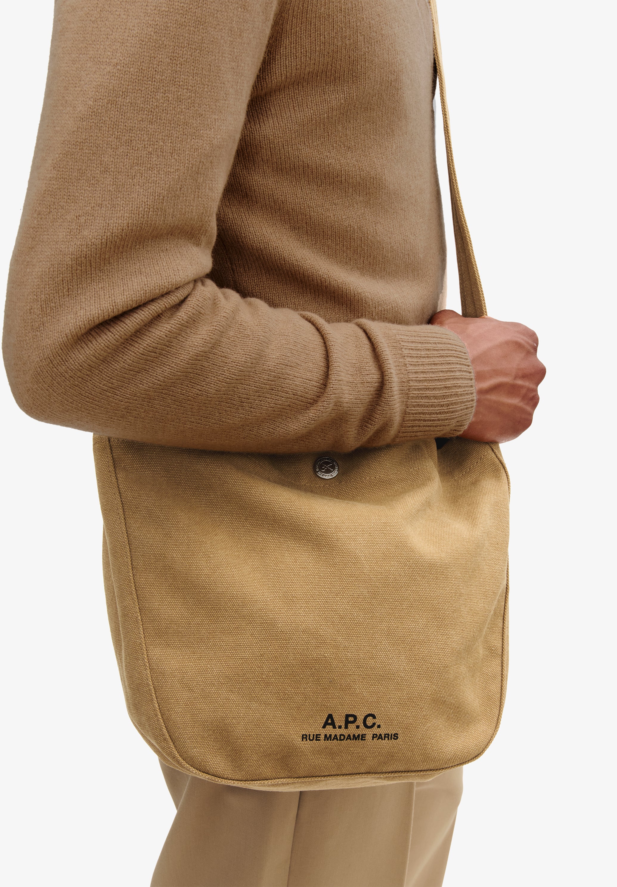 Besace Journal Small - Tabac