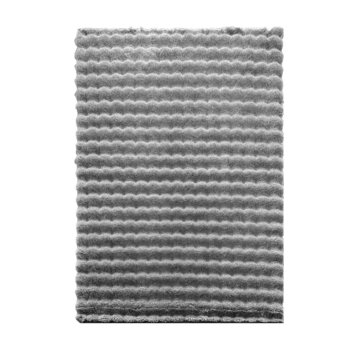 Hochflorteppich Bubble Shaggy Silber