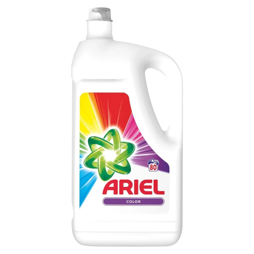 4x Ariel Wasmiddel Color 80 Wasbeurten 2,64 liter